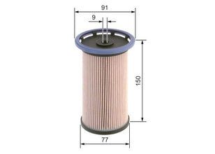 BOSCH 1 457 070 014 Yakıt Filtresi | Eşdeğer: MANN PU 8028 | VW / Skoda