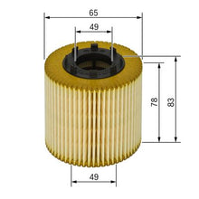 BOSCH 1 457 429 256 Yağ Filtresi | Eşdeğer: MANN HU 713/1 x | Fiat / Opel