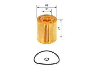 BOSCH 1 457 429 257 Yağ Filtresi | Eşdeğer: MANN HU 711 x | Ford / Mazda