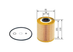BOSCH 1 457 429 638 Yağ Filtresi | Eşdeğer: MANN HU 926/3 x | BMW