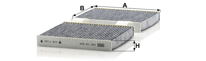 MANN-FILTER CUK 19 004 Kabin Hava Filtresi | BMW X3