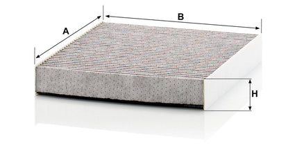 MANN-FILTER CUK 2442 Kabin Hava Filtresi | Chevy, Opel, Saab