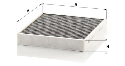 MANN-FILTER CUK 26 010 Kabin Hava Filtresi | Skoda Fabia II, VW Ameo