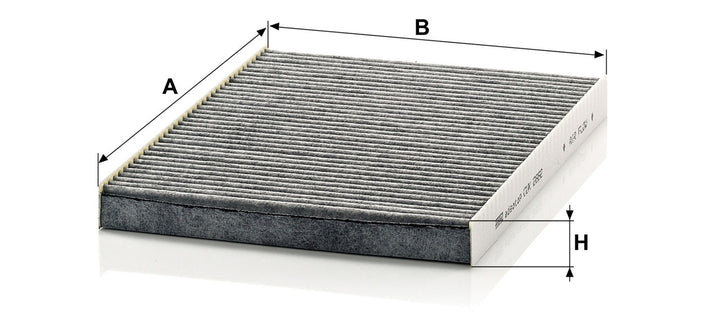 MANN-FILTER CUK 2882 Kabin Hava Filtresi | VW Caddy II, Seat Arosa