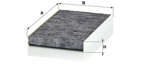 MANN-FILTER CUK 2940 Kabin Hava Filtresi | Citroen C2, Peugeot 1007