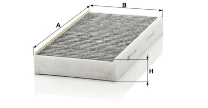 MANN-FILTER CUK 3240 Kabin Hava Filtresi | Citroen C5