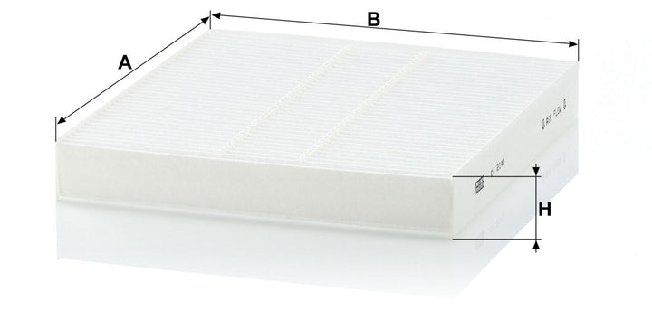 MANN-FILTER CU 2141 Kabin Hava Filtresi | Mitsubishi, Fiat, Isuzu