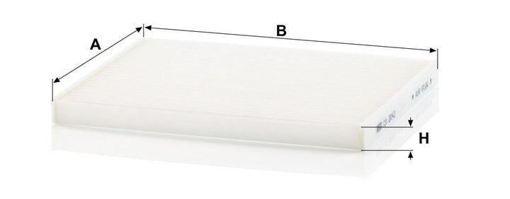 MANN-FILTER CU 2243 Kabin Hava Filtresi | Fiat Doblò / Doblò C