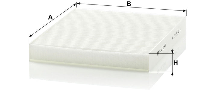 MANN-FILTER CU 2545 Kabin Hava Filtresi | Skoda Fabia I, VW Fox