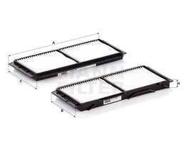 MANN-FILTER CU 26008-2 Kabin Hava Filtresi | Mazda