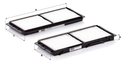 MANN-FILTER CU 26008-2 Kabin Hava Filtresi | Mazda