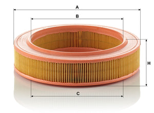 MANN-FILTER C 2552/1 Hava Filtresi | Ford A-Serie