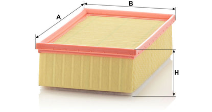 MANN-FILTER C 25 136 Hava Filtresi | Citroen C4, Peugeot 307