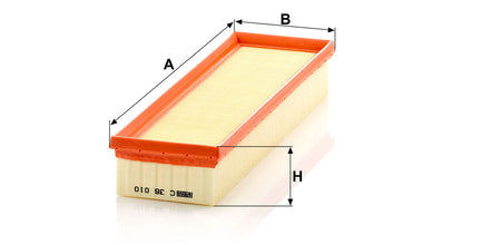 MANN-FILTER C 36 010 Hava Filtresi | Peugeot 206, Citroen C4