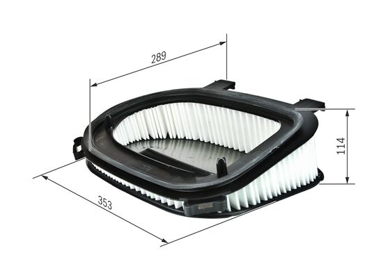BOSCH F 026 400 366 Hava Filtresi | Eşdeğer: MANN C 36 014 | BMW