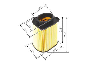 BOSCH F 026 400 480 Hava Filtresi | Eşdeğer: MANN C 14 006 | Mercedes-Benz / Infiniti