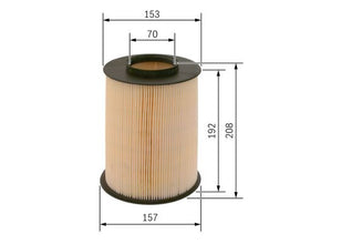 BOSCH F 026 400 492 Hava Filtresi | Eşdeğer: MANN C 16 134/2 | Ford / Volvo Cars