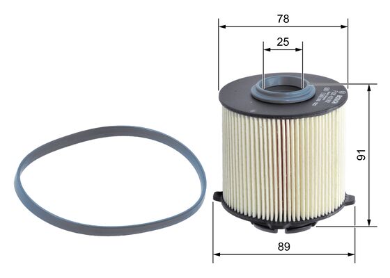 BOSCH F 026 402 062 Yakıt Filtresi | Eşdeğer: MANN PU 9001/1 x | Opel / Saab