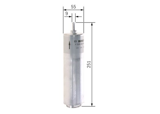 BOSCH F 026 402 085 Yakıt Filtresi | Eşdeğer: MANN WK 5001 | BMW / Mini