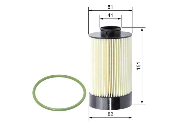 BOSCH F 026 402 099 Yakıt Filtresi | Eşdeğer: MANN PU 9002/1 z | Iveco