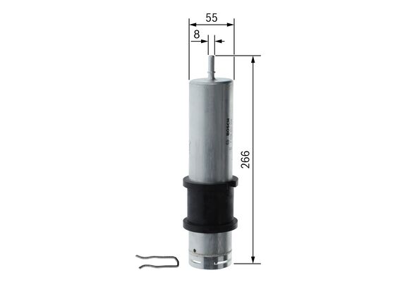 BOSCH F 026 402 358 Yakıt Filtresi | Eşdeğer: MANN WK 5017 | BMW