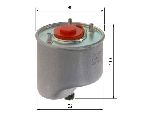 BOSCH F 026 402 864 Yakıt Filtresi | Eşdeğer: MANN WK 9046 | Ford / Volvo Cars