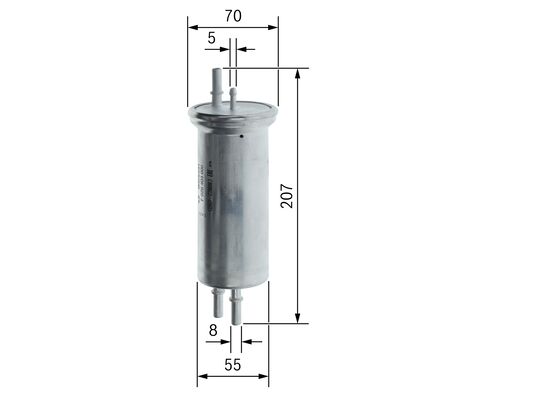 BOSCH F 026 403 000 Filtre | Eşdeğer: MANN WK 513/3 | BMW
