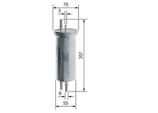 BOSCH F 026 403 000 Filtre | Eşdeğer: MANN WK 513/3 | BMW