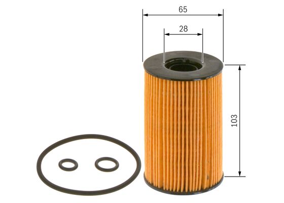 BOSCH F 026 407 023 Yağ Filtresi | Eşdeğer: MANN HU 7008 z | VW / Audi