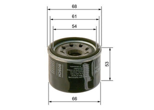 BOSCH F 026 407 089 Yağ Filtresi | Eşdeğer: MANN W 6011 | Smart