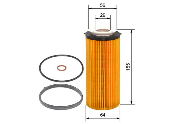 BOSCH F 026 407 094 Yağ Filtresi | Eşdeğer: MANN HU 720/3 x | BMW