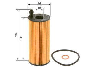 BOSCH F 026 407 123 Yağ Filtresi | Eşdeğer: MANN HU 6004 x | BMW / Toyota