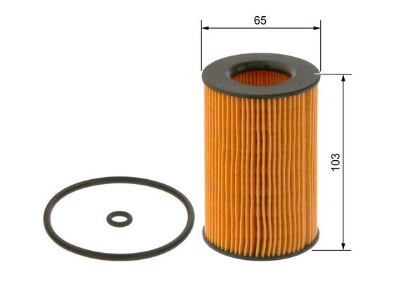 BOSCH F 026 407 157 Yağ Filtresi | Eşdeğer: MANN HU 7020 z | VW / Audi