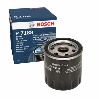 BOSCH F 026 407 188 Yağ Filtresi | Eşdeğer: MANN W 7050 | Ford / Citroen