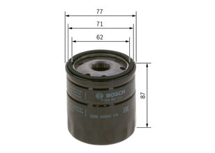 BOSCH F 026 407 213 Yağ Filtresi | Eşdeğer: MANN W 7056 | Opel / Dodge