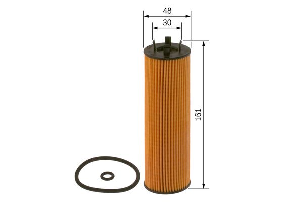 BOSCH F 026 407 327 Yağ Filtresi | Eşdeğer: MANN HU 5003 z | VW / Skoda