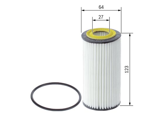 BOSCH F 026 407 342 Yağ Filtresi | Eşdeğer: MANN HU 7034 z | Audi / VW