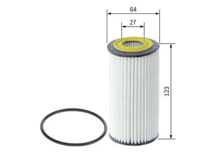 BOSCH F 026 407 342 Yağ Filtresi | Eşdeğer: MANN HU 7034 z | Audi / VW