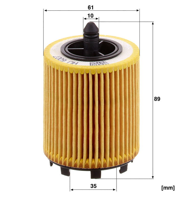 MANN-FILTER HU 6007 X Yağ Filtresi | Opel Antara, Vauxhall Antara