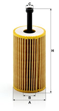 MANN-FILTER HU 612 x Yağ Filtresi | Citroen, Peugeot