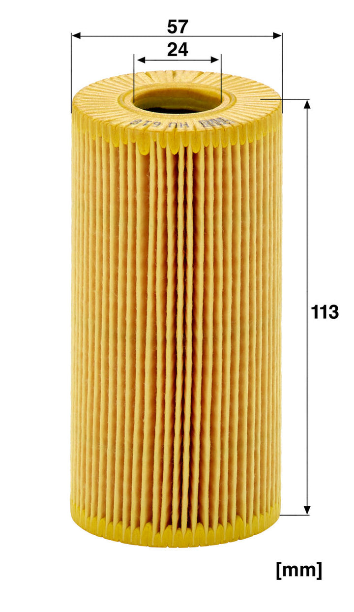 MANN-FILTER HU 618 Y Yağ Filtresi | Renault Captur II