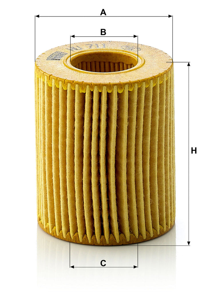 MANN-FILTER HU 711 X Yağ Filtresi | Ford Galaxy II, Mazda 6