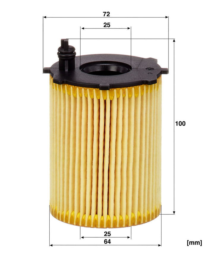 MANN-FILTER HU 716/2 X Yağ Filtresi | Citroen Berlingo I, Peugeot 107