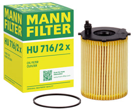 MANN-FILTER HU 716/2 X Yağ Filtresi | Citroen Berlingo I, Peugeot 107