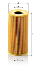 MANN-FILTER HU 848/1 x Yağ Filtresi | BMW 3, Opel Omega-B