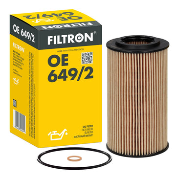 FILTRON OE 649/2 Yağ Filtresi | Eşdeğer: MANN HU 718/1 z | BMW / ROVER