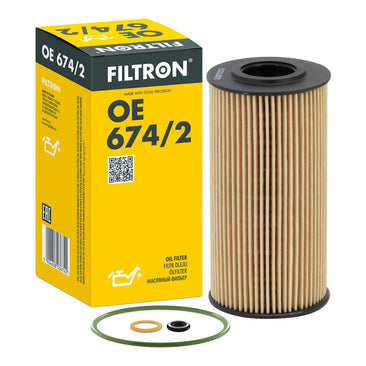 FILTRON OE 674/2 Yağ Filtresi | Eşdeğer: MANN HU 712/10 x | HYUNDAI