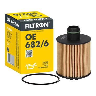 FILTRON OE 682/6 FİLTRE (YAĞ-Alfa Romeo MiTo; Fiat Doblo 2, Fiorino 2, Panda 3, Punto 3/Grande Punto, Qubo (300), Tipo/Ae)