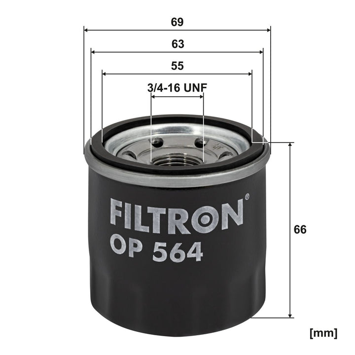 FILTRON OP 564 Yağ Fi̇ltresi̇ | Eşdeğer: MANN W 67/2 | DAIHATSU