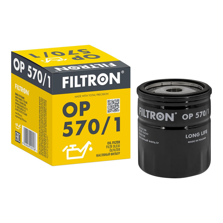 FILTRON OP 570/1 FİLTRE (YAĞ-Opel Astra G/H, Combo B, Corsa C, Meriva A, Signum, Tigra 2, 5ectra B/C, Zafira)